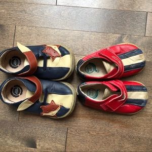 Livie and Luca boys leather shoes 2 pairs sz 9 7
